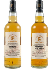 Signatory 100 Proof Ledaig 6yo & Signatory 100 Proof Ben Nevis 7yo