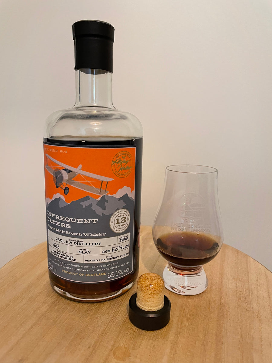 Caol Ila 2008 13 Year Old, Infrequent Flyers Cask #1820 – Two