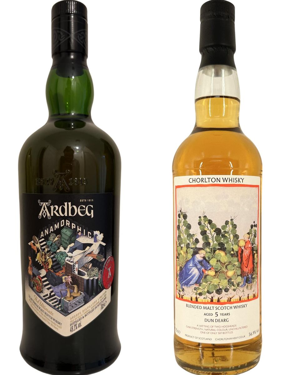 Ardbeg Anamorphic Committee Release & Dun Dearg 5yo – Two