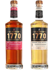 Glasgow 1770 Ruby Port Cask Finish 7yo Batch 02 & Glasgow 1770 Bourbon Cask Matured 8yo Batch 02