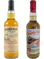 GlenToon 2014 & 2016 8 Year Old Campbeltown Malts Festival 2025 Exclusive Decadent Drams & North Star Spirits The Campbeltown Connection 10yo