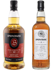 Springbank 12yo Cask Strength (November 2025 Release) & Springbank 8yo (Springbank Society, Fresh Madeira)