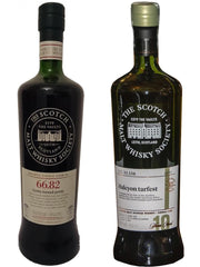 SMWS 66.82 Gritty-turned-pretty (Ardmore 17yo) & SMWS 33.136 Halcyon tarfest (Ardbeg 10 Year Old)