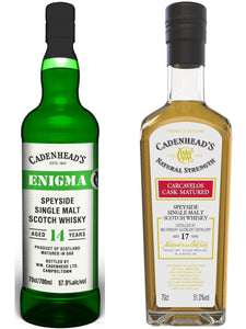 Cadenheads Enigma (Aultmore) 14yo Authentic Collection March 2025 & Cadenheads Miltonduff 17yo Authentic Collection March 2025