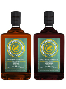 Cadenheads Girvan 33yo & Cadenheads Ardmore 11yo