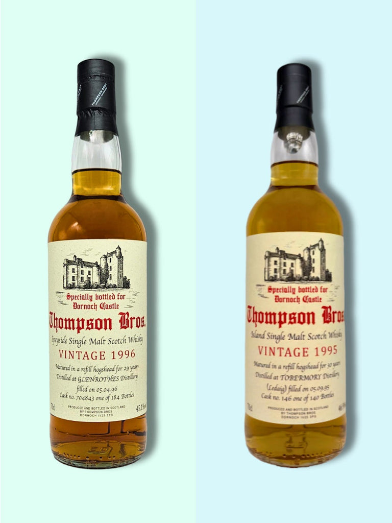 Thompson Bros Glenrothes 29yo (1996) Cask #70484 & Thompson Bros Ledaig 30yo (1995) Cask #146