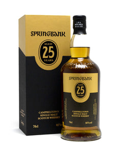 Springbank 25 (2023 Release) & Springbank Cage Bottle (10yo Warehouse 6 Refill Bourbon rotation 753)