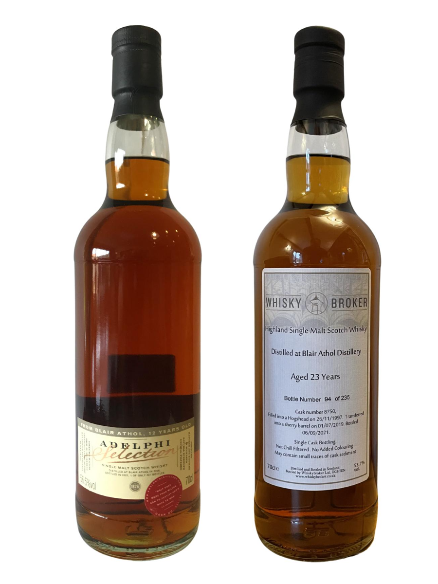 Adelphi Blair Athol 12 & Whiskybroker Blair Athol 23 Review Two