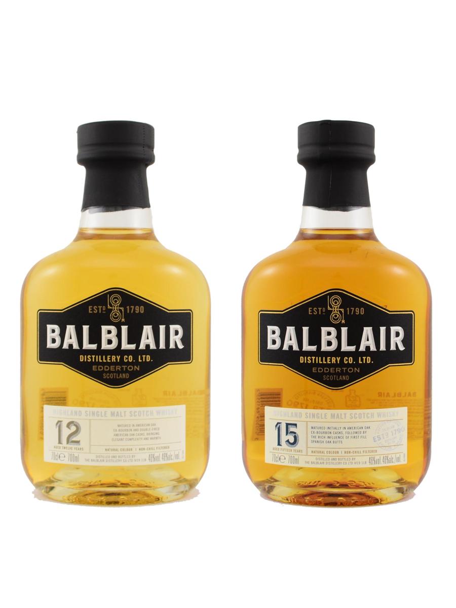 Balblair 12yo & Balblair 15yo