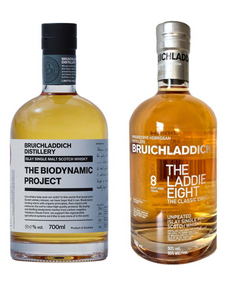 Bruichladdich Biodynamic Project & Laddie 8