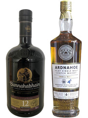 Bunnahabhain 12 Year Old Cask Strength (2025 Edition) & Ardnahoe 6yo Aqvavitae Small Batch