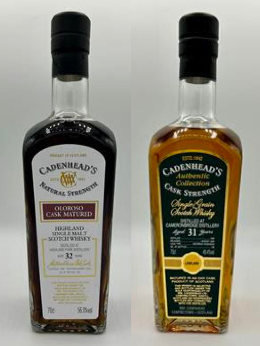 Cadenheads Cameronbridge 31yo Authentic Collection August 2024 & Cadenheads Highland Park 32yo Authentic Collection August 2024