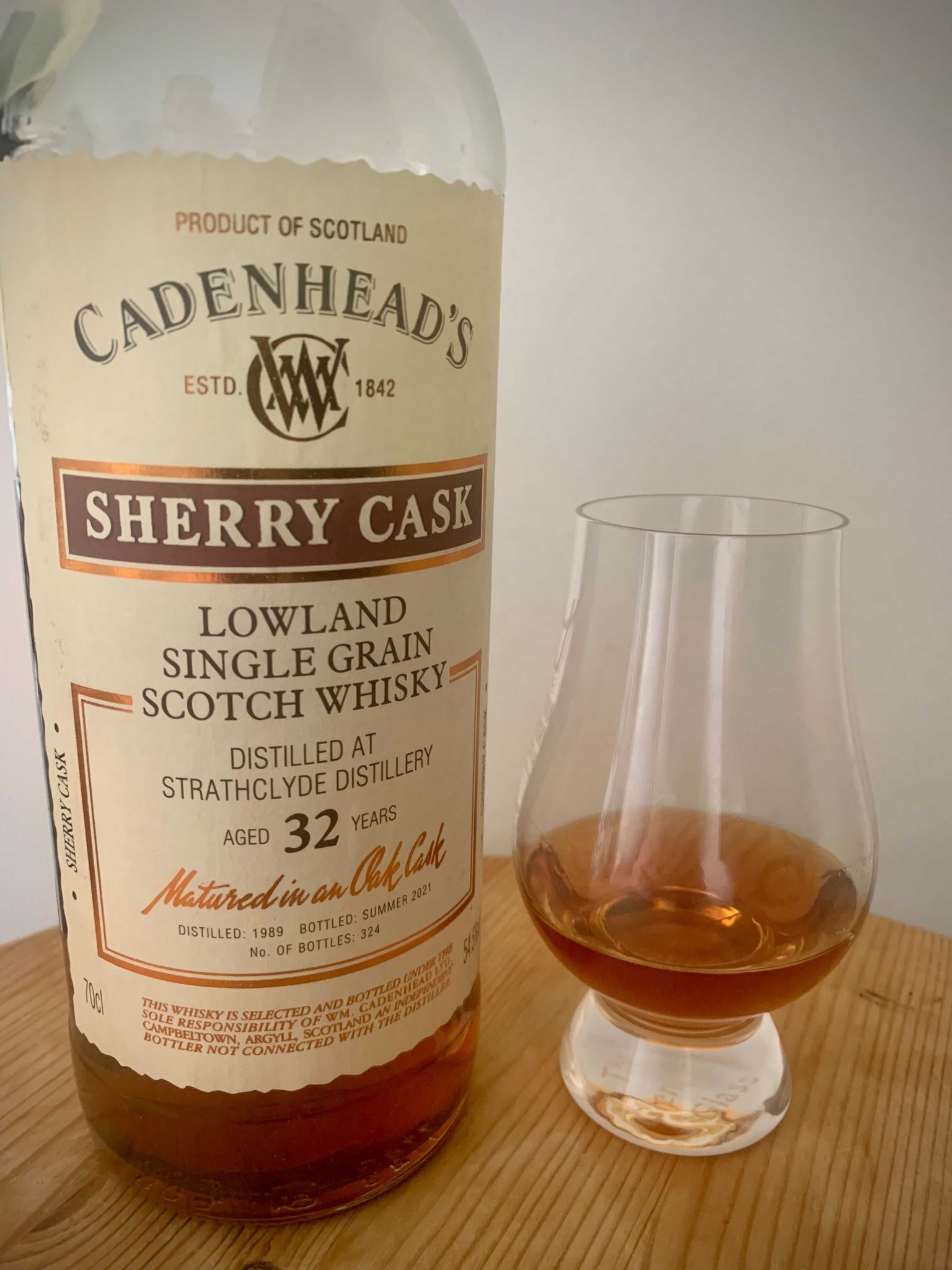 Cadenheads 1989 Strathclyde 32yo Authentic Collection