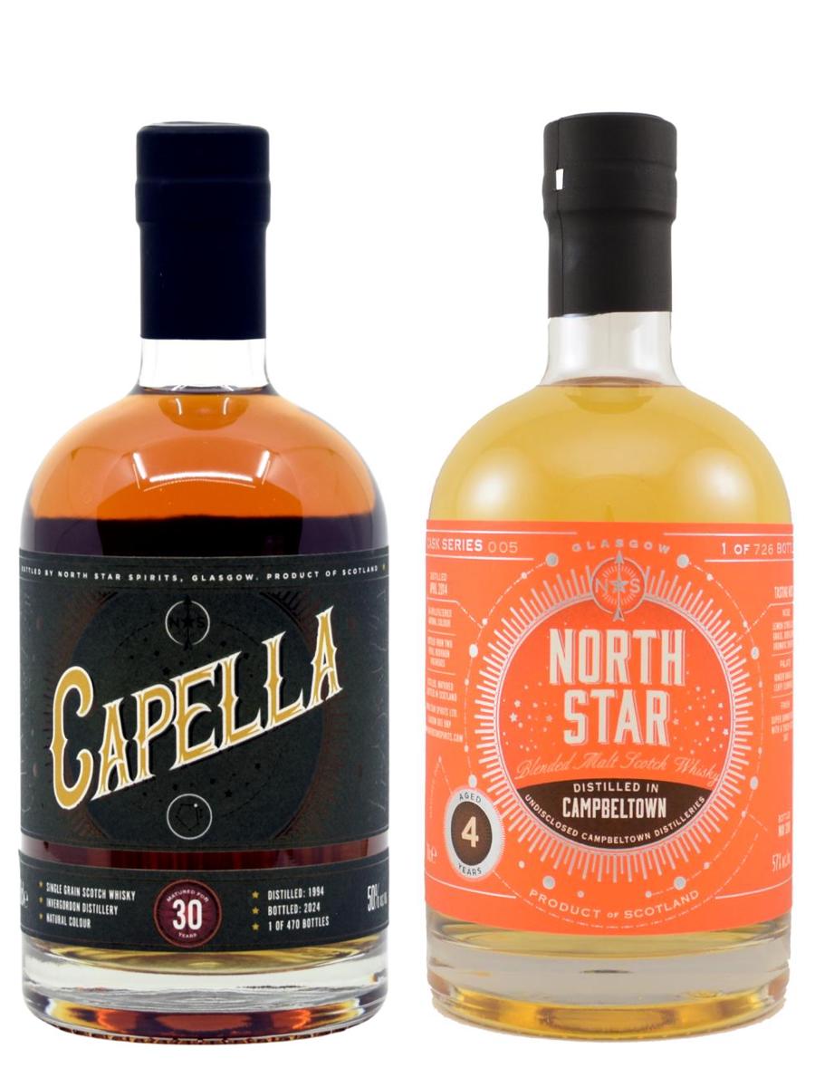 Invergordon 'Capella' North Star Spirits Cask Series 024 & Campbeltown 4 Year Old 2014 North Star Spirits