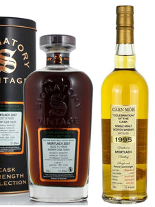Celebration of the Cask Mortlach 1995 23 Years Old & Signatory Mortlach (2007) Cask #7