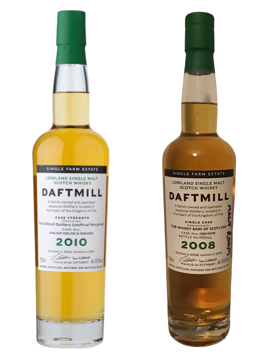 Daftmill Unofficial Fans Group Bottling & Daftmill 2008 The Whisky Bars of Scotland