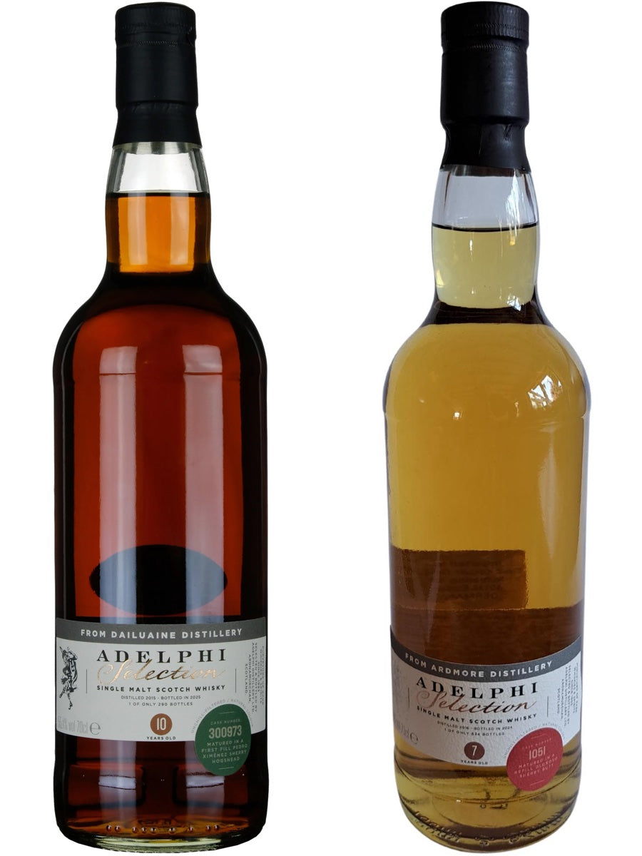 Adelphi Dailuaine 2015 Cask #300973 & Adelphi Ardmore 2016 Cask #1051