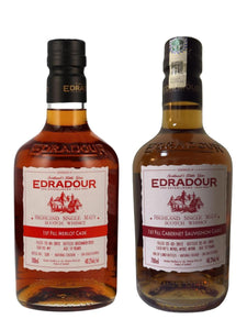 Edradour 2012 12yo Merlot Finish & Edradour 2012 12yo Cabernet Sauvignon Finish