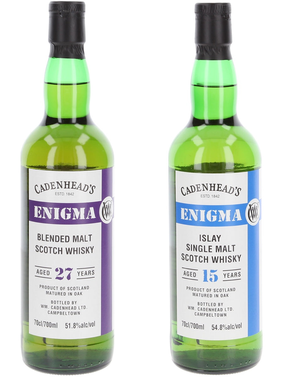 Cadenheads Enigma Blended Malt 27yo & Cadenheads Enigma Islay 15yo