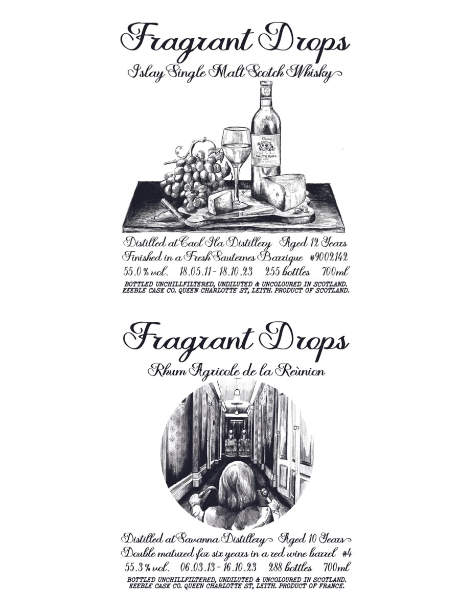 Fragrant Drops Caol Ila 12yo Cask #9002142 & Fragrant Drops Savanna 10yo Cask #4