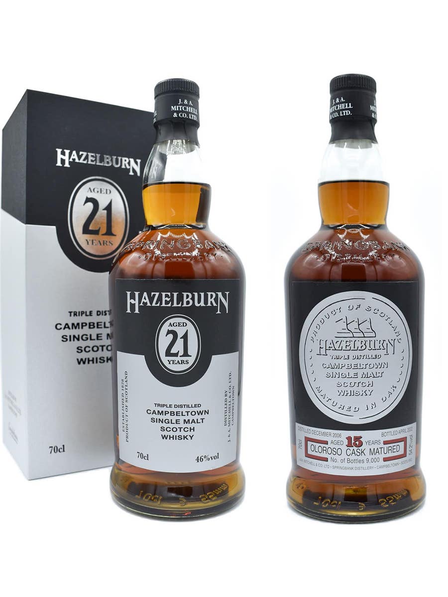 Hazelburn 21 (2022) & Hazelburn 15 Sherry Wood (2022)