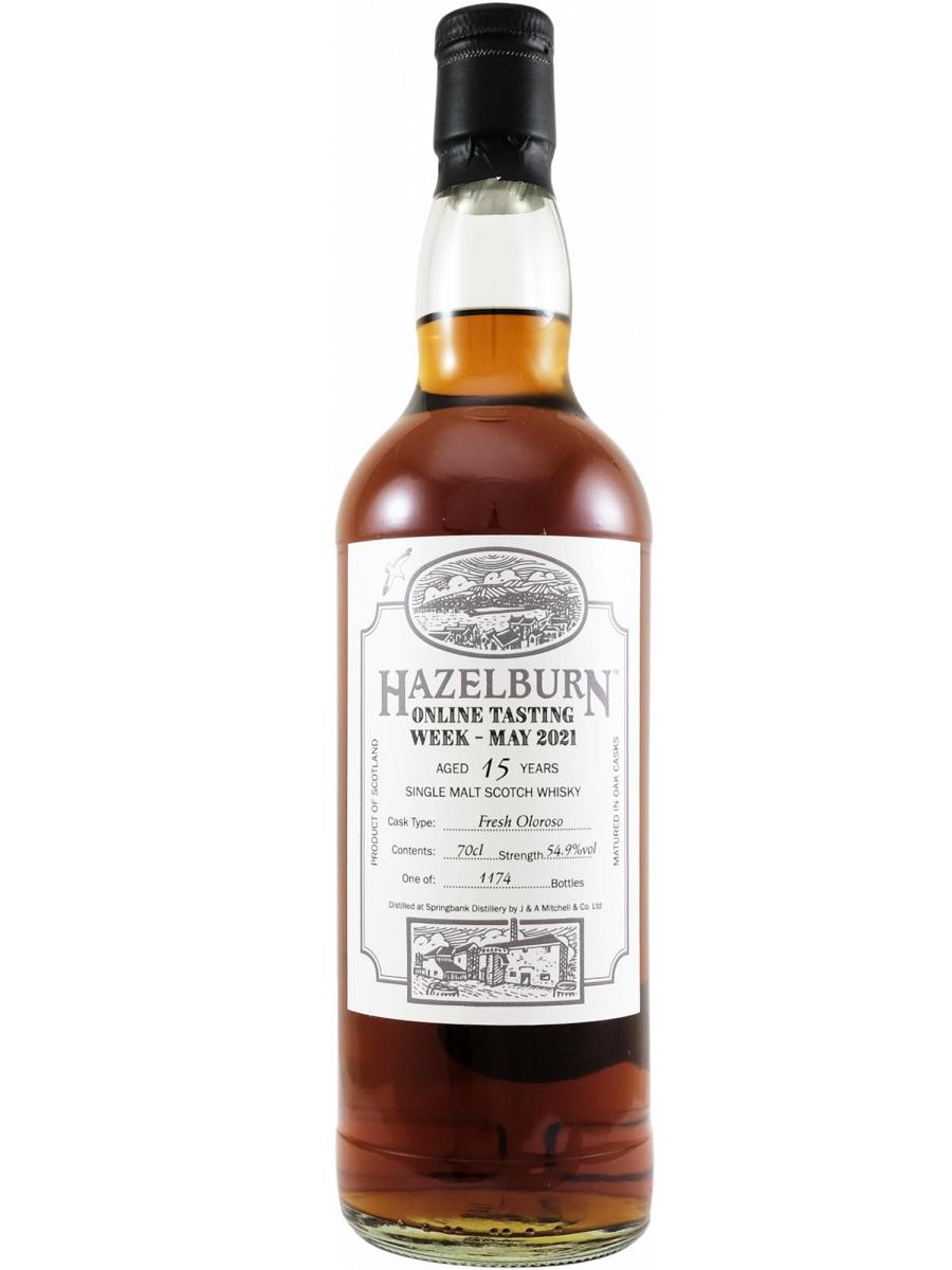 Hazelburn 15yo Online Tasting Week 2021 & Hazelburn 12yo Rotation 98 (Cage bottle)