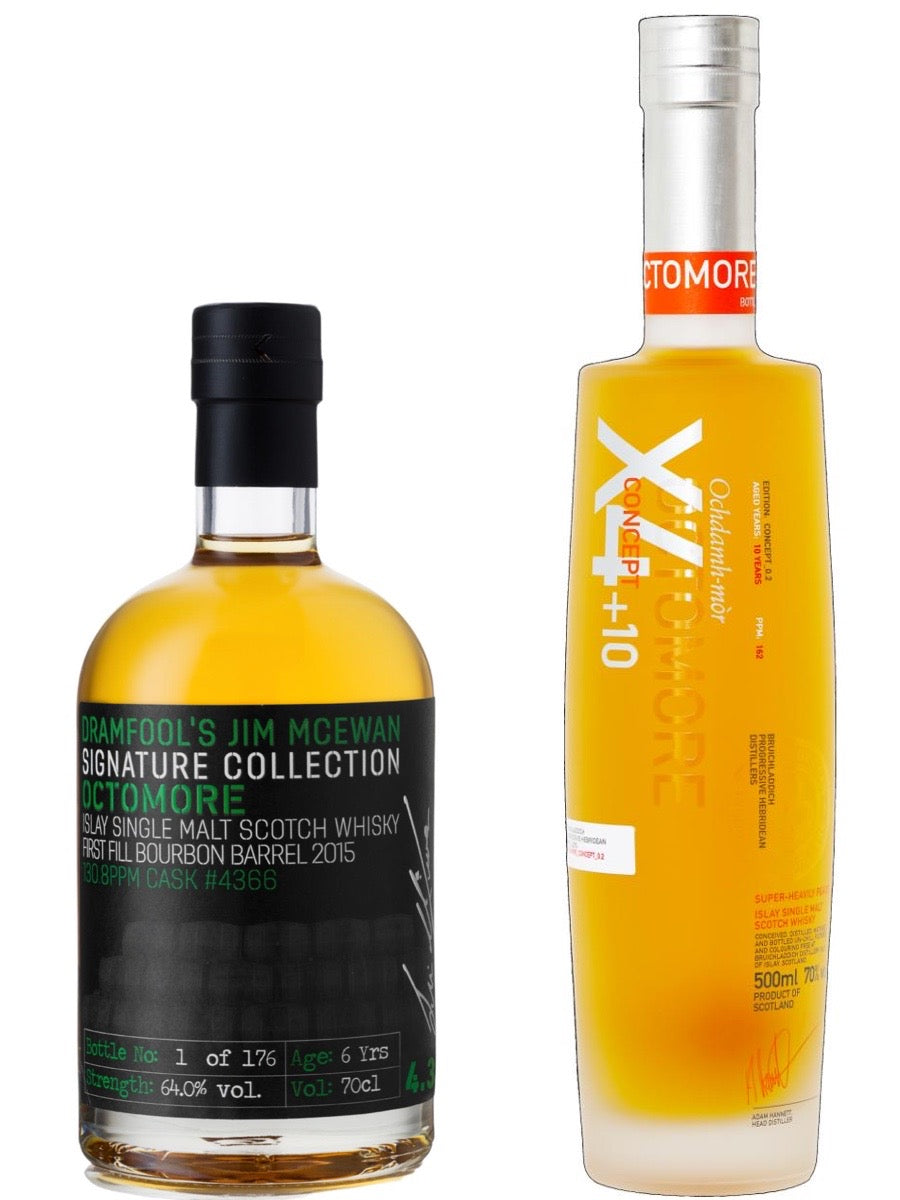 Octomore Jim McEwan Signature Collection 4.3 & Octomore X4+10