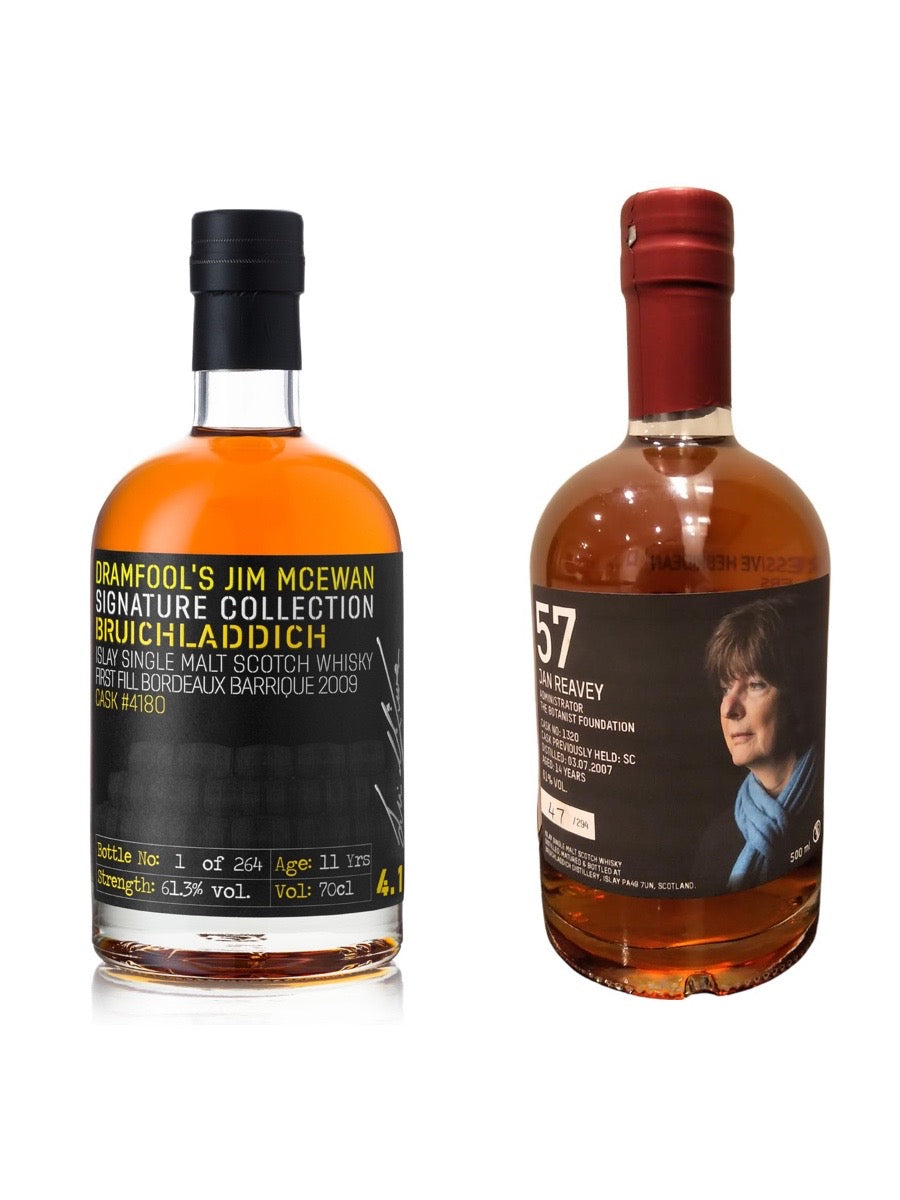 Jim McEwan Signature Collection 4.1 Bruichladdich 2009 & Bruichladdich Valinch 57 Jan Reavey