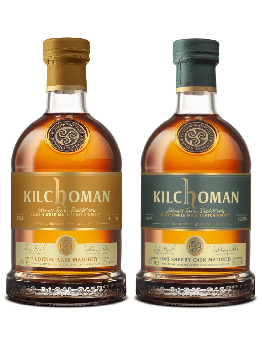 Kilchoman Cognac Matured 2023 Release & Kilchoman Fino Sherry 2023