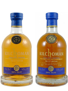 Kilchoman 100% Islay 12th edition & Kilchoman 100% Islay 11th edition
