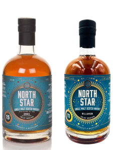 North Star Spirits Ardbeg 15yo cask #5076 (Master of Malt Exclusive) & North Star Spirits Williamson (Laphroaig) 11yo