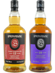 Springbank 12 Year Old Cask Strength (2026 Edition) & Springbank 18 Year Old (2026 Edition)