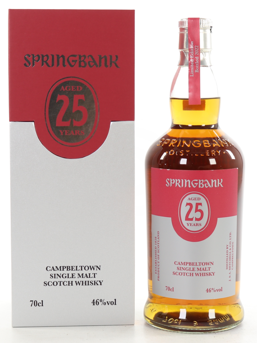 Springbank 25 (2022) & Springbank Cage Bottle (refill sherry butt 8yo Rotation 390)