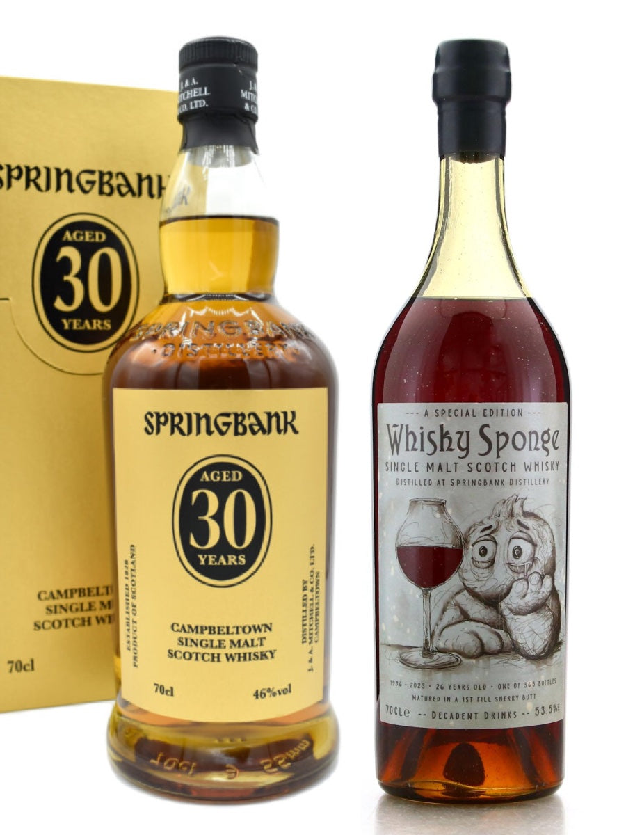 Springbank 30 (2023) & Springbank 1996 ‘Special Edition’ (Whisky Sponge)