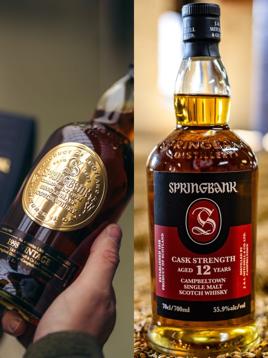 Springbank Vintage 1998 & Springbank 12 Cask Strength (Batch 27 - 2025 Release)