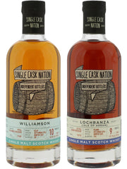 Single Cask Nation Williamson 2014 10yo Cask #191681 & Single Cask Nation Lochranza Isle of Arran 2015 9yo Cask #153118