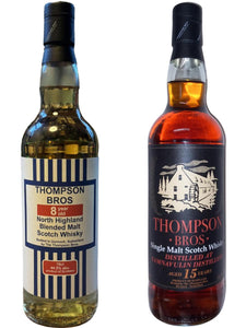 Thompson Bros North Highland Blended Malt & Thompson Bros Tamnavulin 15yo