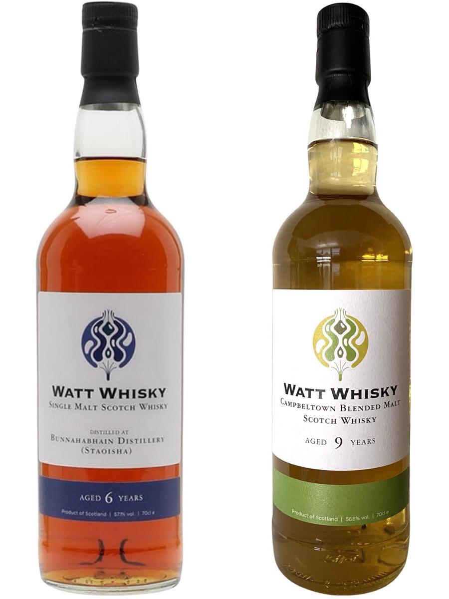 Watt Whisky Staoisha 6yo & Watt Whisky Campbeltown Blended Malt 9yo