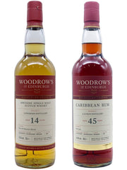 Woodrows Longmorn 14yo Cask #900015 & Woodrows Cuban Rum 45yo Cask #2406401